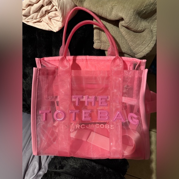 Pink Marc Jacob’s Large Mesh Tote Bag - Picture 2 of 3